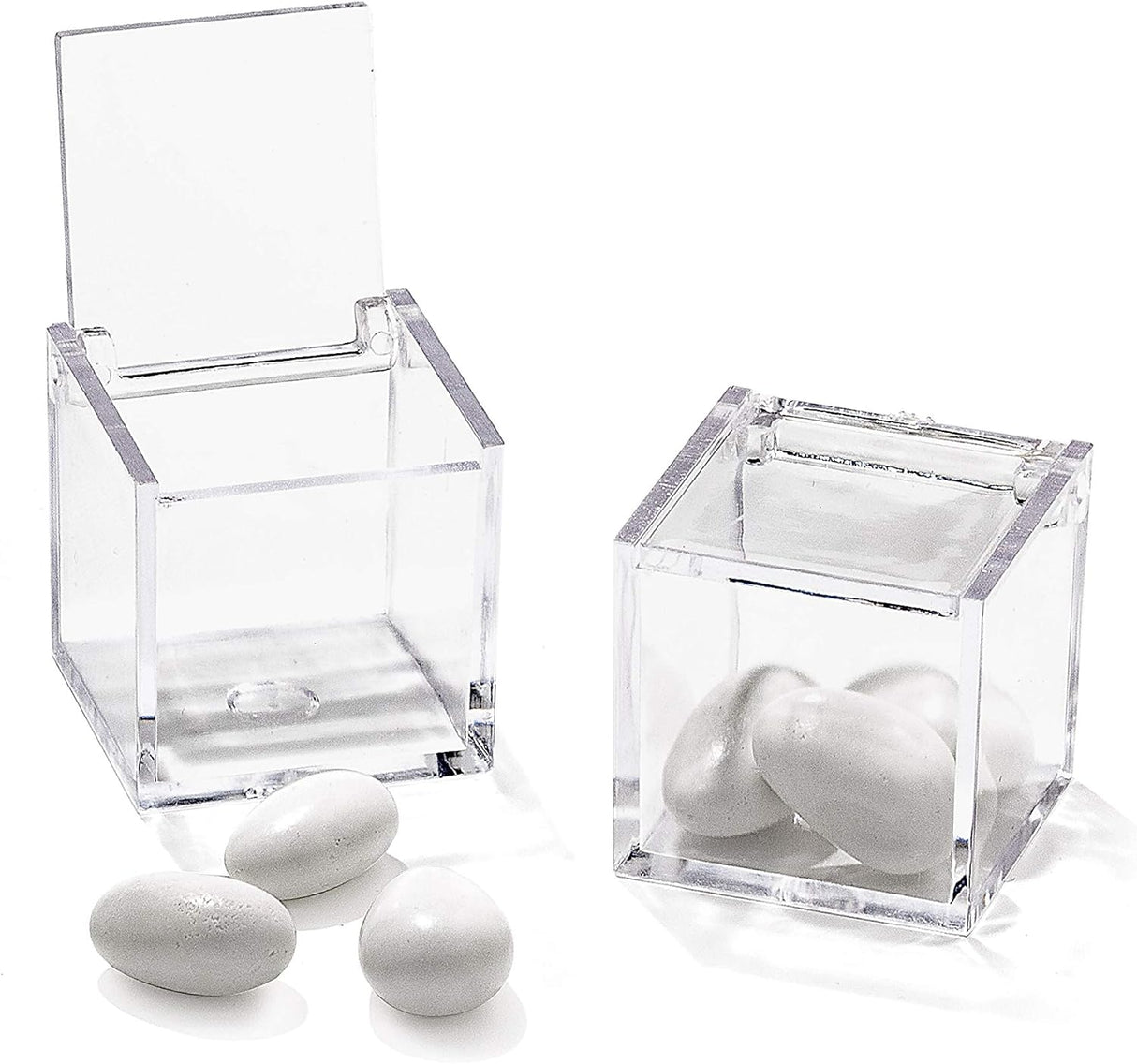 12PZ SCATOLE QUADRATO PLEXIGLASS 4.5CM