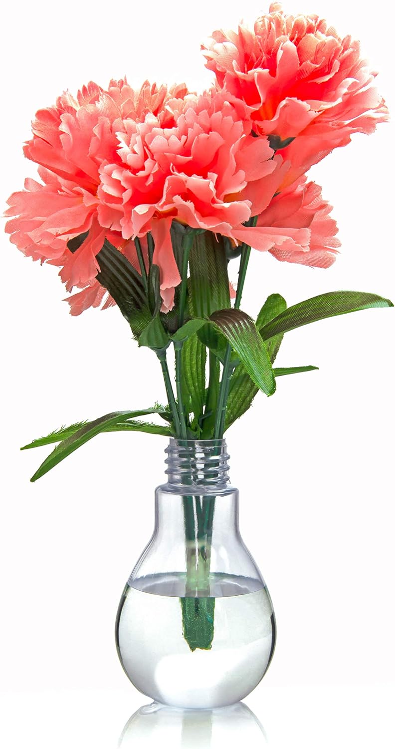 30 Vasetti di Vetro a Forma di Lampadine, Bottiglie, Contenitori, Bomboniere Decorative