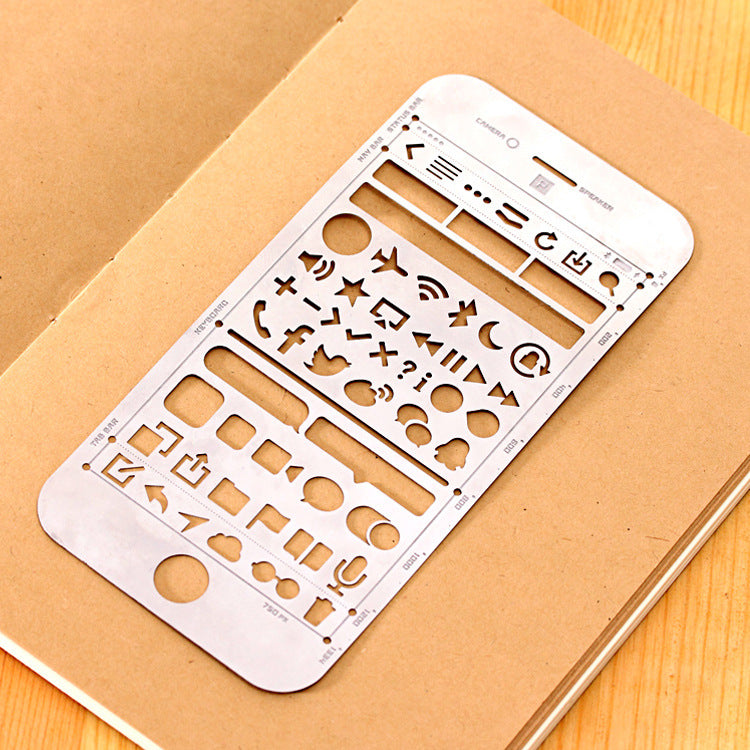 Righello in metallo Strumenti di disegno Misura