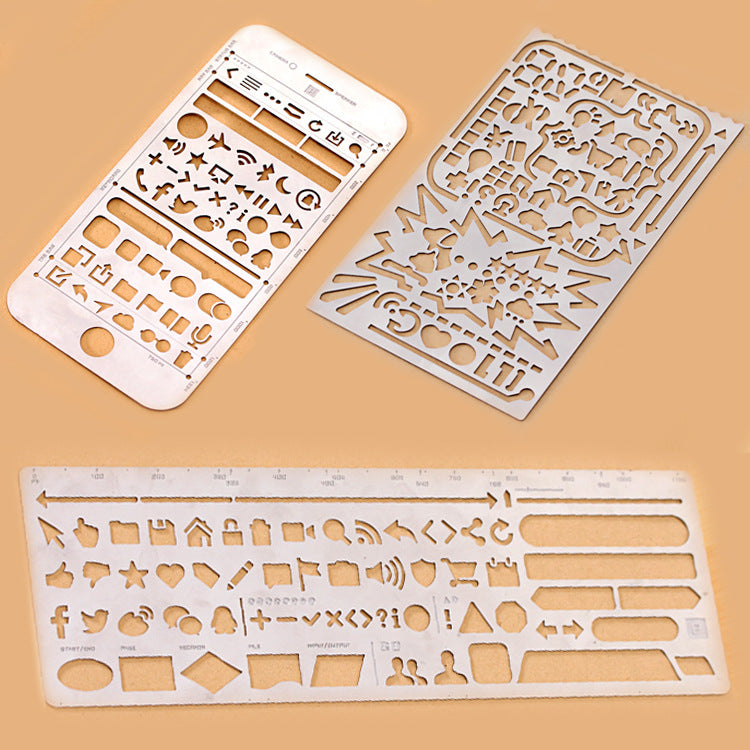 Righello in metallo Strumenti di disegno Misura