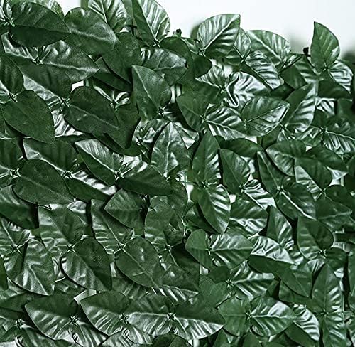 SIEPE ARTIFICIALE FINTA 300x100cm EDERA SINTETICA ARELLA CON FOGLIE BALCONE GIARDINO