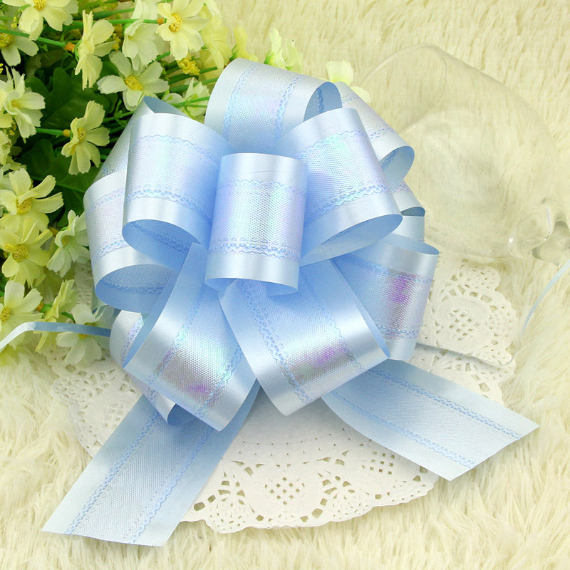 Coccarde Autotiranti 5cm Auto Fiocco Luccido Arcobaleno