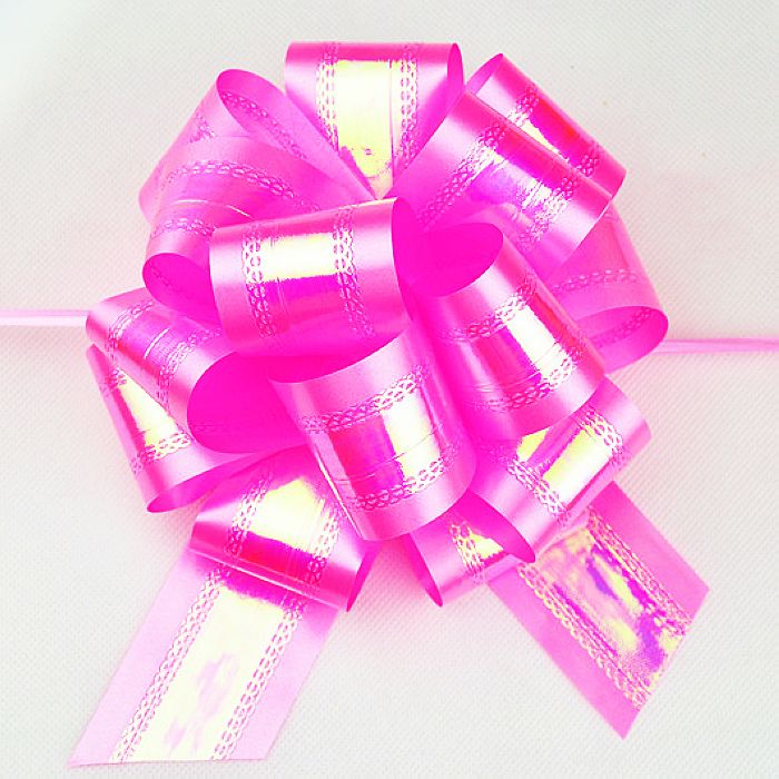 Coccarde Autotiranti 5cm Auto Fiocco Luccido Arcobaleno