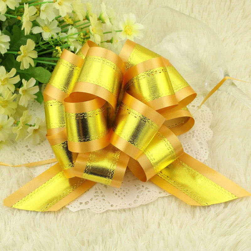 Coccarde Autotiranti 5cm Auto Fiocco Luccido Arcobaleno