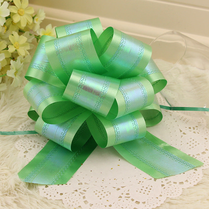 Coccarde Autotiranti 5cm Auto Fiocco Luccido Arcobaleno