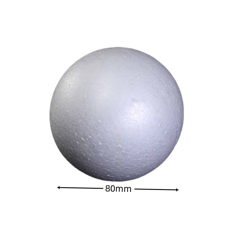 Sfere di polistirolo bianco, palline di polistirolo espanso 6cm/7cm/8cm/10cm