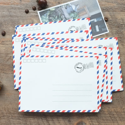 50pz Buste da lettera formato 12.3 * 17.5cm,120 g/mq Bianco