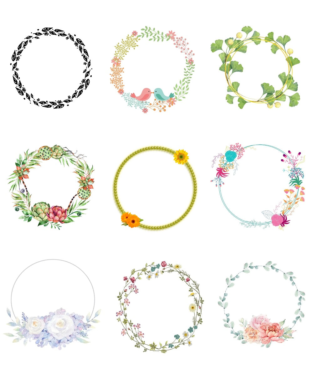 20 pezzi Adesivi Etichette rotondi personalizzati 5cm