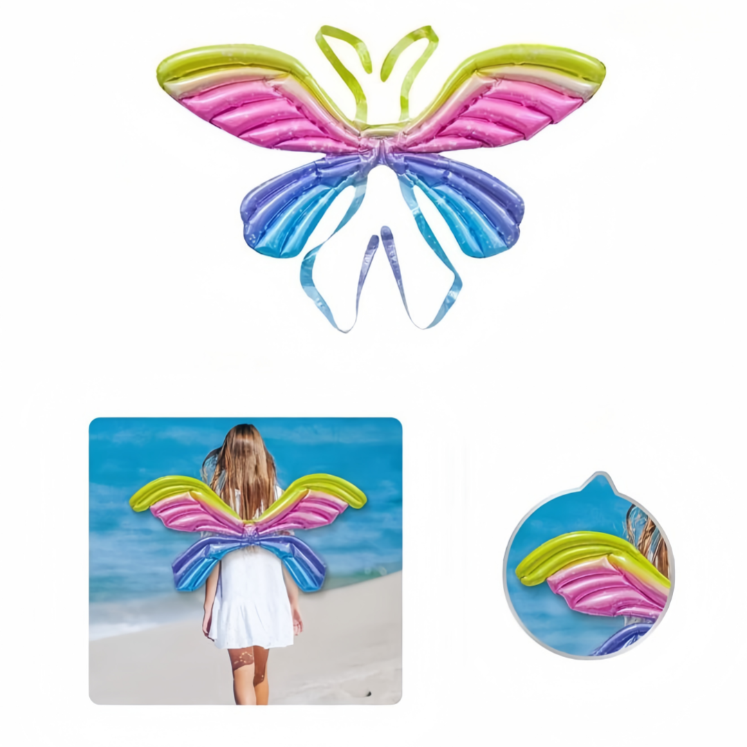 Ali di Palloncino a Forma di Farfalla - Decorazione Gonfiabile per Costumi e Feste, 97x72cm