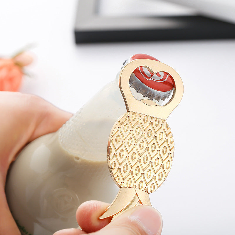 Bomboniera Cavatappi Apribottiglia Tema Naturale Ananas