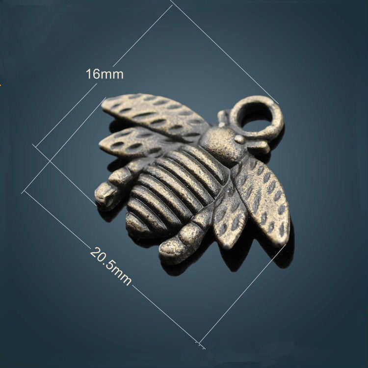 20 PEZZI ACCESSORI CIONDOLI APE VINTAGE FAI DA TE APPLICAZIONE