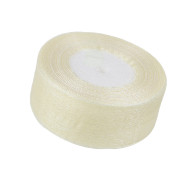 Nastro Organza Bianco 40 MM Rotolo 50 Yard Fai da Te