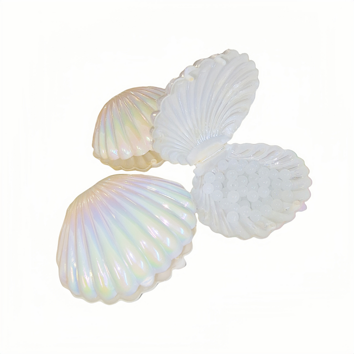 50pz conchiglie lucido Colore perlato porta confetti tema mare bomboniere segnaposto decorazione fai da te