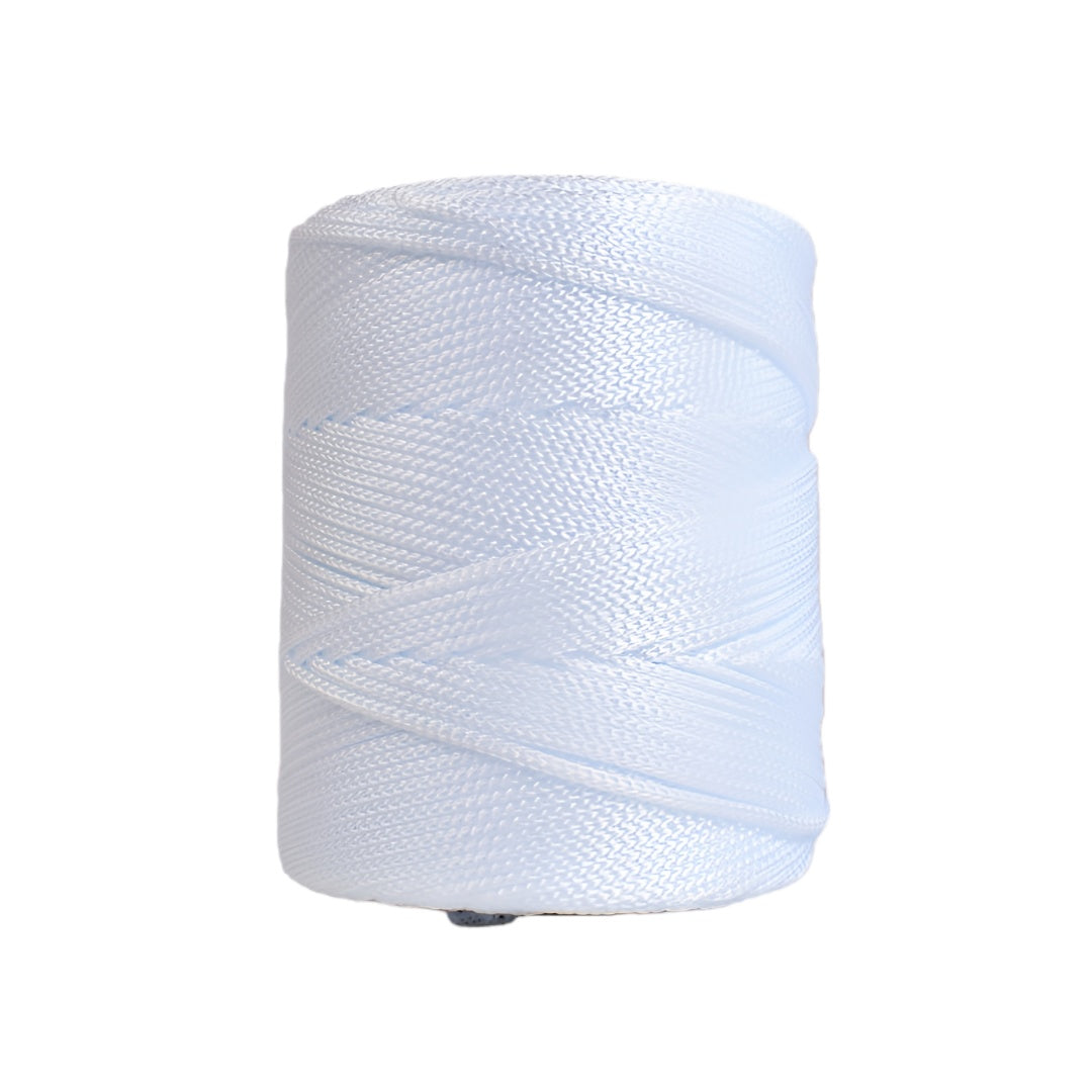 Cordino Swan per Borse Uncinetto, Cordino Viscosa 3mm x 200m 240g, Filato Lucido per Macramé, Filo per Uncinetto, Fai Da Te, Ideale per Borse, Decorazioni e Maglieria