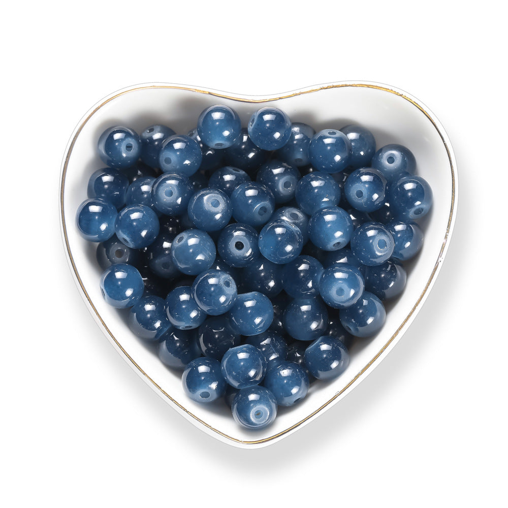 50 perline di vetro da 8 mm