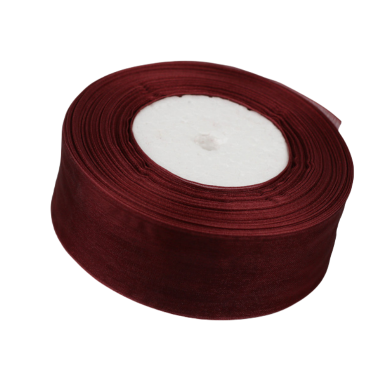 Nastro Organza Bianco 40 MM Rotolo 50 Yard Fai da Te