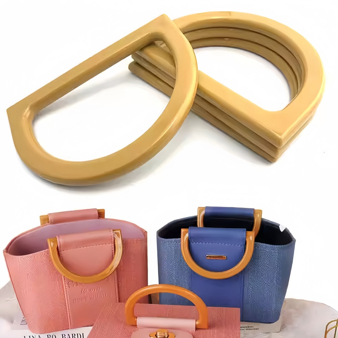 Manico per Borsa in Resina, Maniglia a Forma di D per Borsa a Mano, Tote Bag e Borse Fai da Te