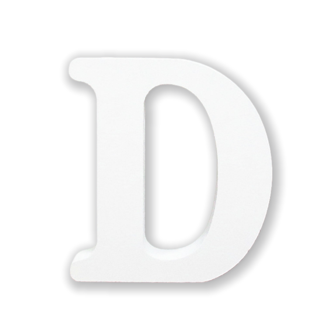 Lettere in Legno Bianco 11×1.2cm, Decorazioni Fai da Te per Matrimonio, Compleanno, Casa, Tavolo, Festa, Appeso Parete Alfabeto