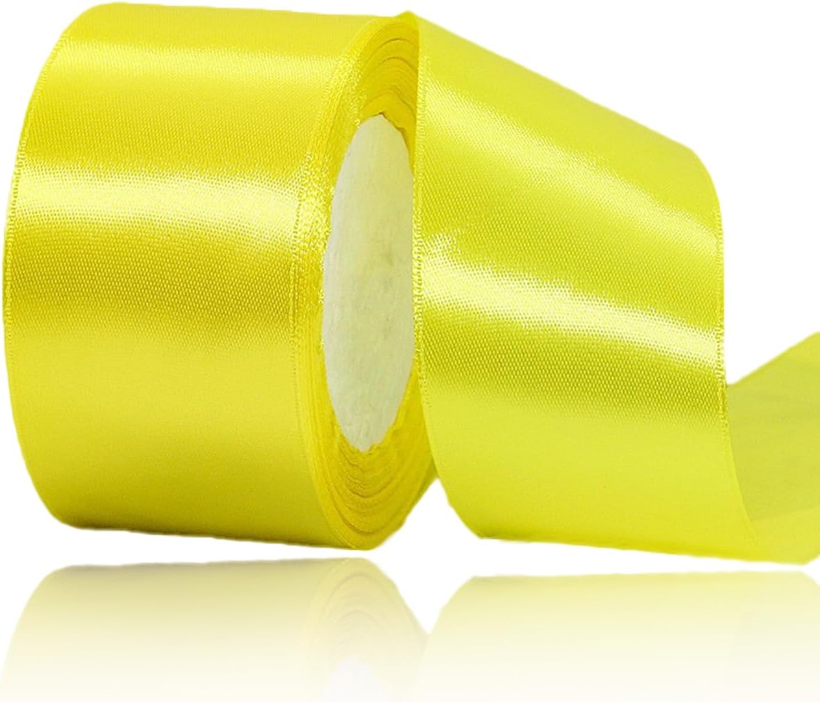 Nastro Doppio Raso confezione Regalo Creazione fai da te, lunghezza 25 yard 4cm