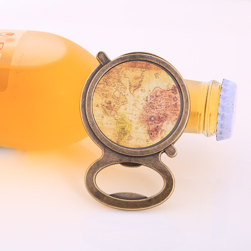 Bomboniera Cavatappi Apribottiglia Tema Globo Viaggio