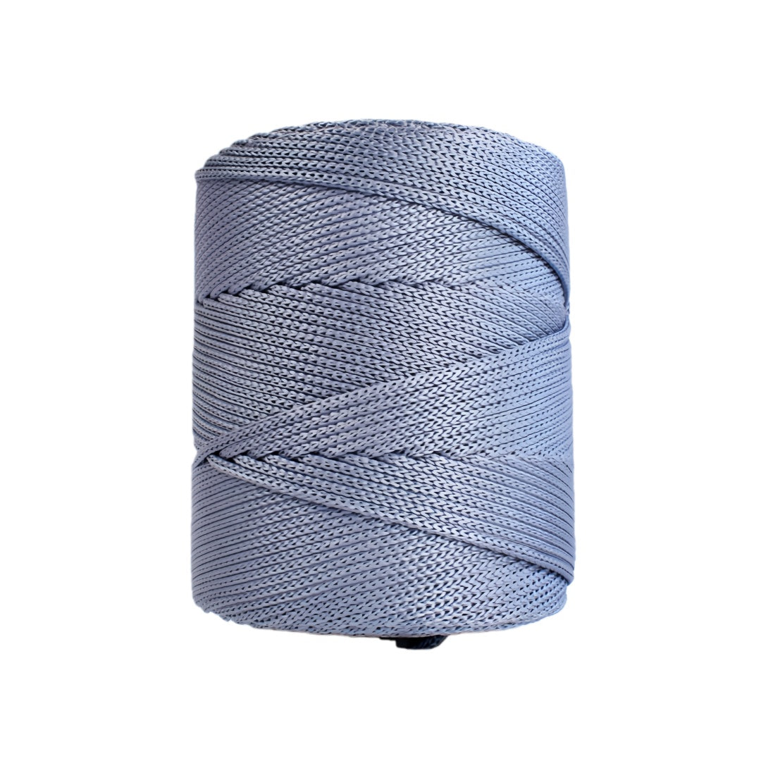 Cordino Swan per Borse Uncinetto, Cordino Viscosa 3mm x 200m 240g, Filato Lucido per Macramé, Filo per Uncinetto, Fai Da Te, Ideale per Borse, Decorazioni e Maglieria