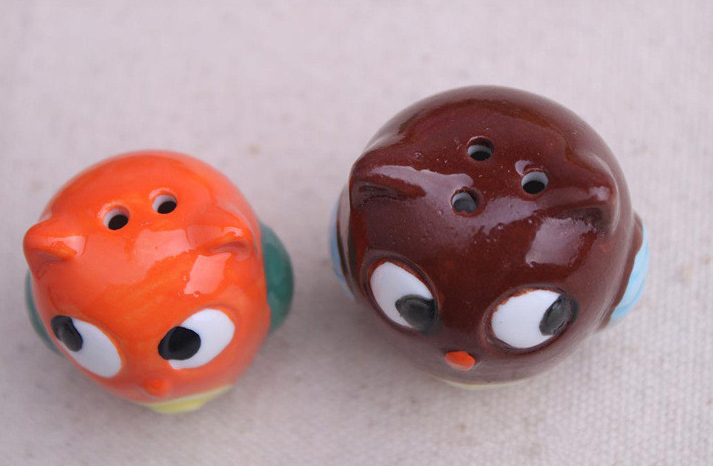 Sale e pepe gufo ceramica