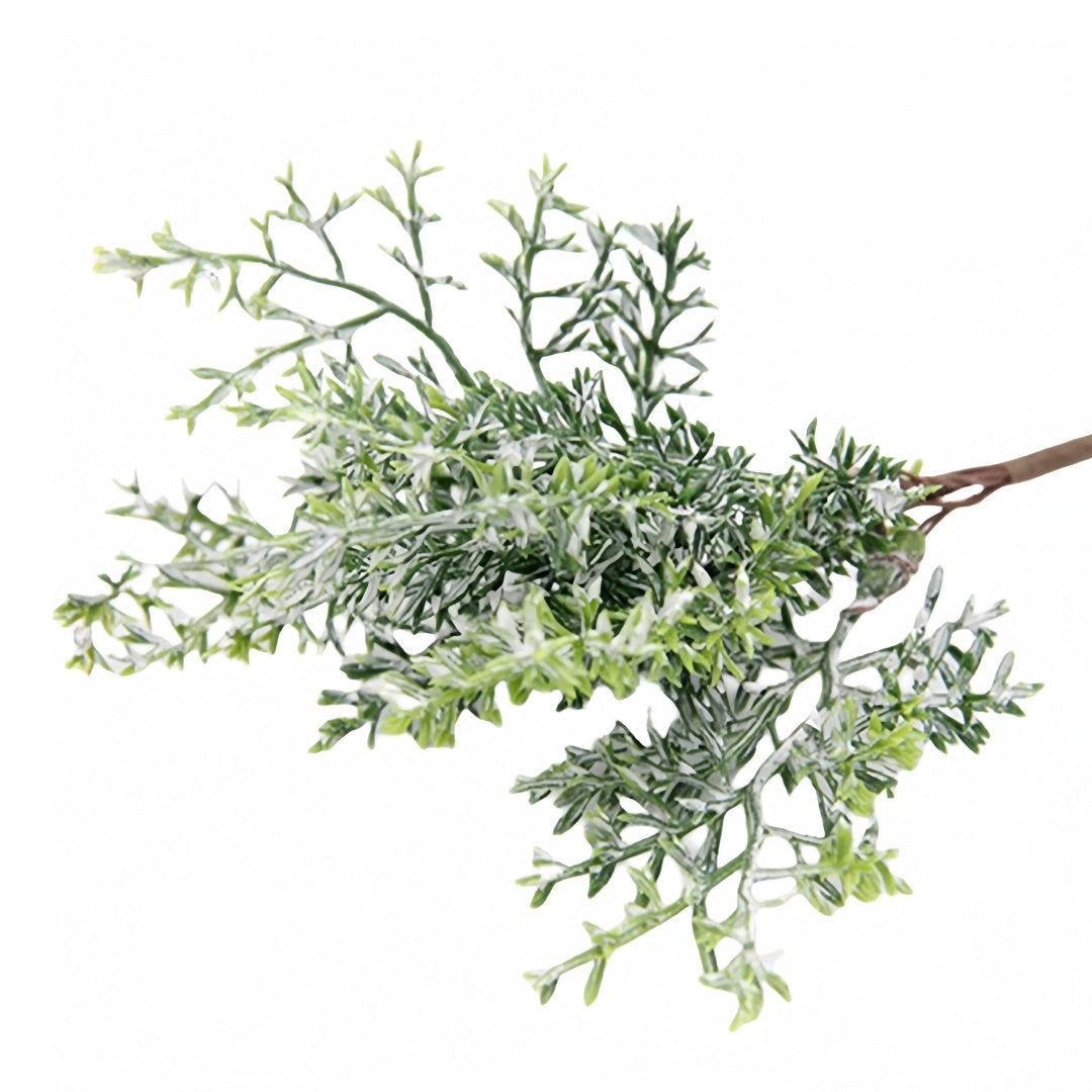 12 pezzi Ramo Foglie Artificiali in Plastica Materiale per Decorazioni Natalizie e Fioriere per la Casa