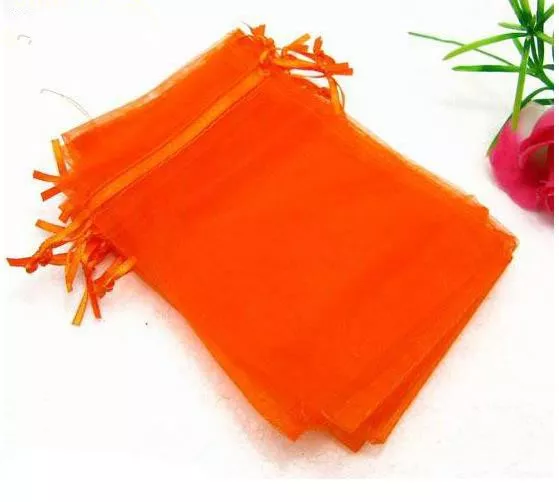 10 Sacchetti Organza 9*12cm Confetti Bomboniera Regalo