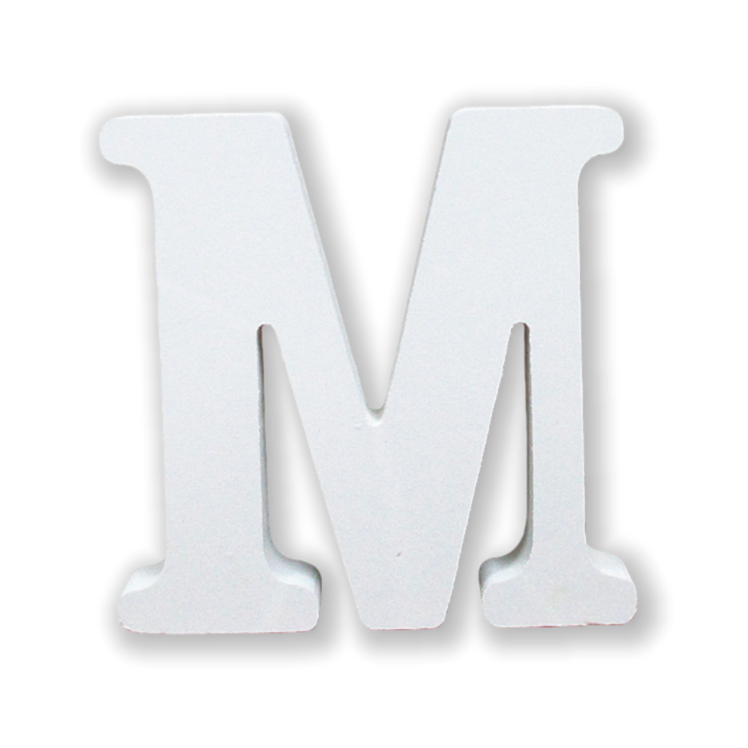 Lettere in Legno Bianco 11×1.2cm, Decorazioni Fai da Te per Matrimonio, Compleanno, Casa, Tavolo, Festa, Appeso Parete Alfabeto