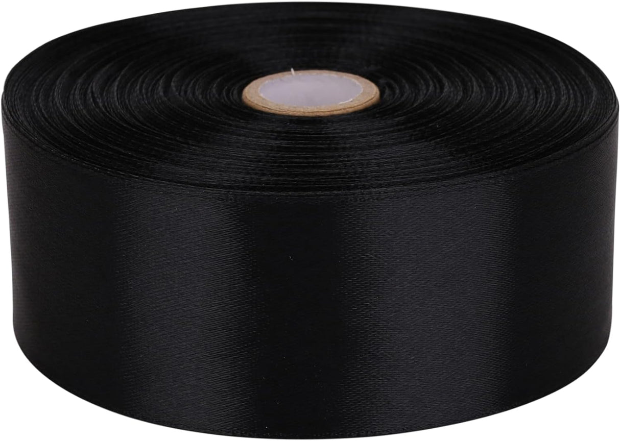 Nastro Doppio Raso confezione Regalo Creazione fai da te, lunghezza 25 yard 4cm