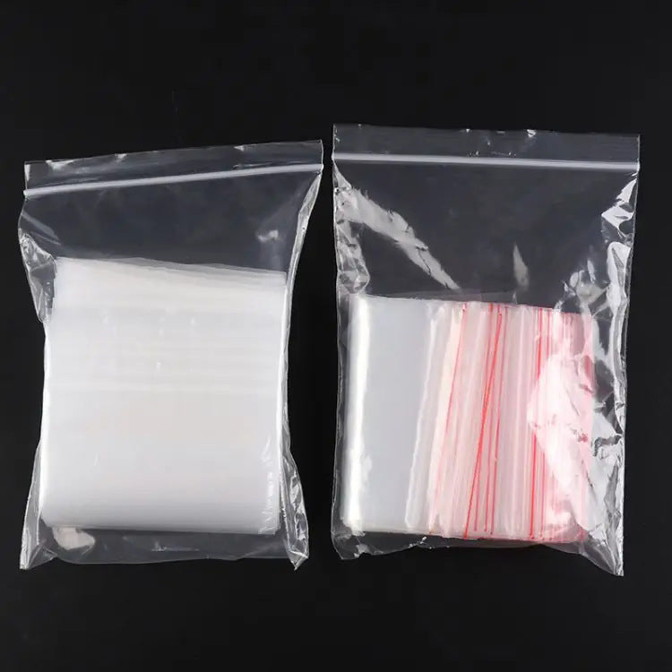 500 BUSTINE DI PLASTICA TRASPARENTI CON CHIUSURA ZIP BUSTA CONFEZIONE 4*6cm/ 6*8cm