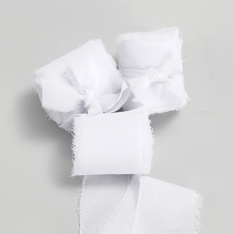 Nastro in Chiffon Sfrangiato 5 Metri*4cm