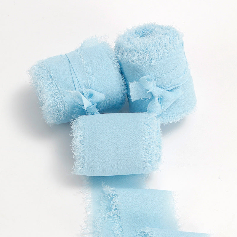 Nastro in Chiffon Sfrangiato 5 Metri*4cm