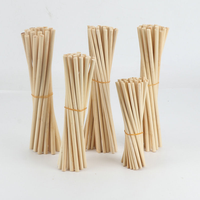 24 Pezzi Bastoncini legno Ø 4 mm Ø 6 mm Lunghezza 30 cm Legno Listelli per Lavoretti Fai da te