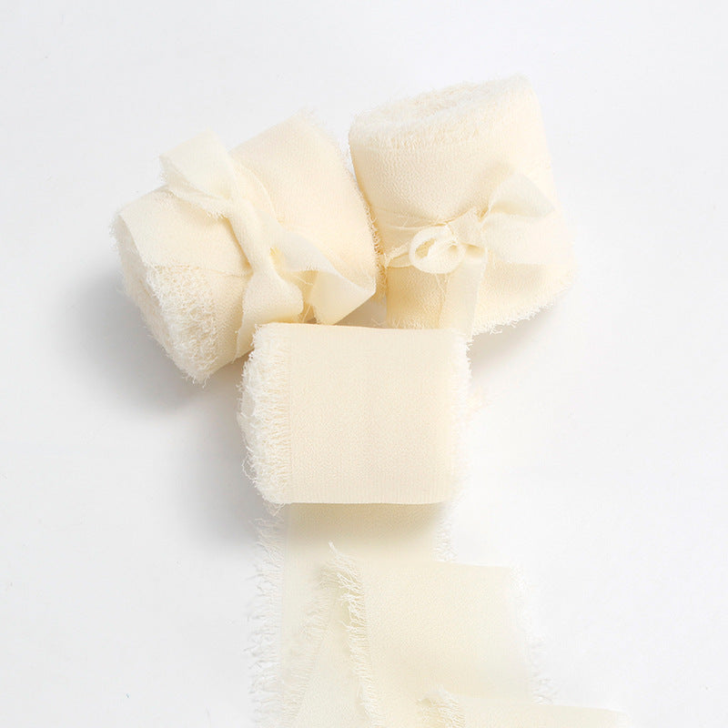 Nastro in Chiffon Sfrangiato 5 Metri*4cm