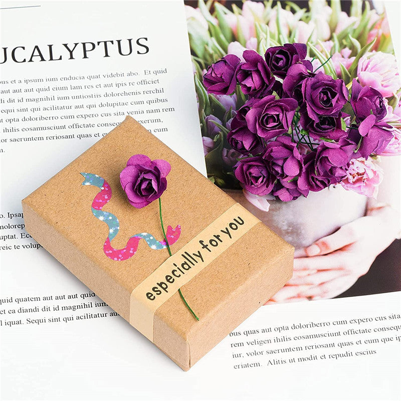 144 pz mini rose carta