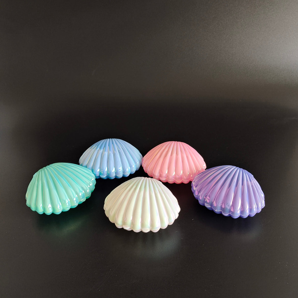 50pz conchiglie lucido Colore perlato porta confetti tema mare bomboniere segnaposto decorazione fai da te