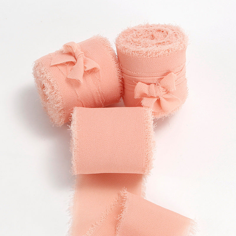 Nastro in Chiffon Sfrangiato 5 Metri*4cm