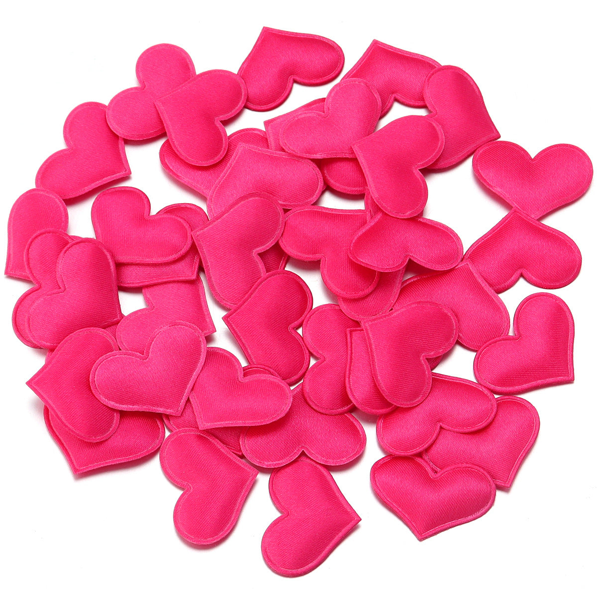 N.100pz coriandoli cuoricino lancio addobbo festa colore fuxia