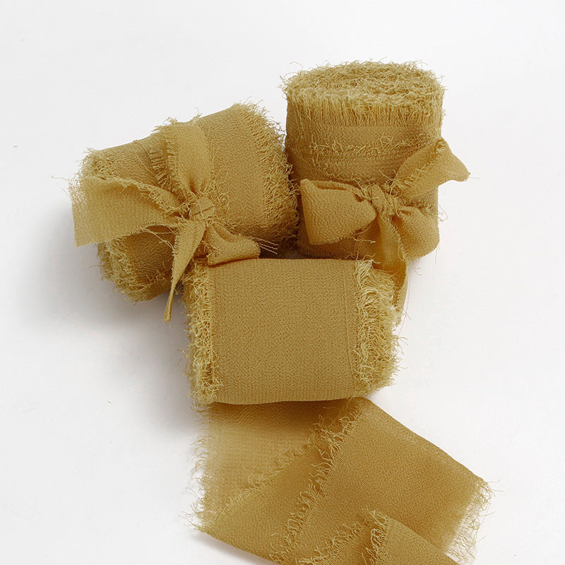 Nastro in Chiffon Sfrangiato 5 Metri*4cm