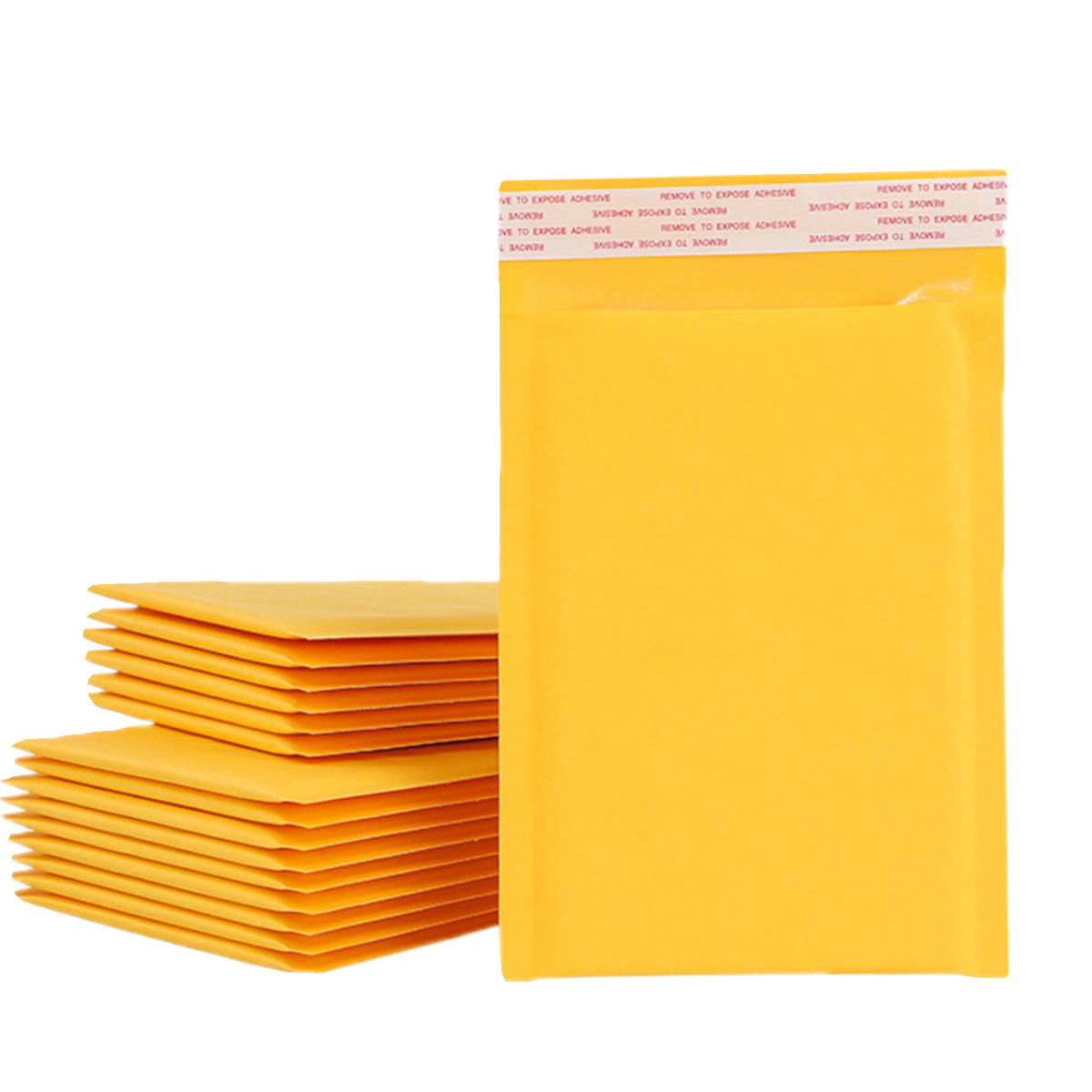 Buste imbottite gialle con bolle d’aria – Buste da spedizione autoadesive multi-misura, antiurto e impermeabili