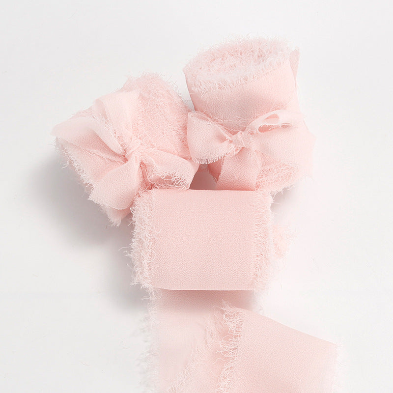 Nastro in Chiffon Sfrangiato 5 Metri*4cm