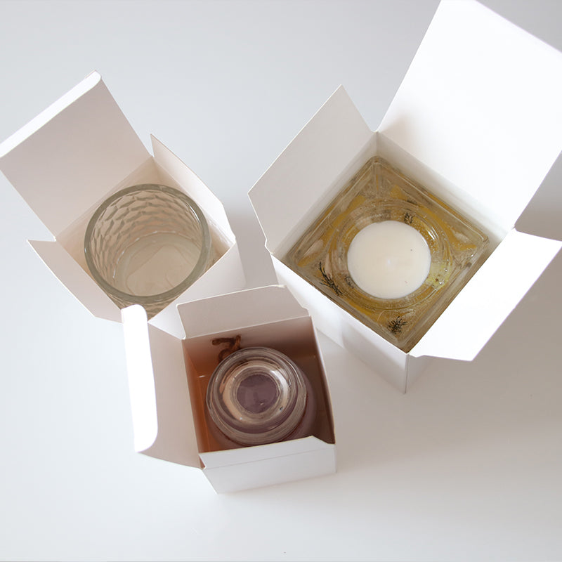 10 Pezzi Scatole Cartone Bianche Con rettangolo Coperchio Per Regalo Confezione