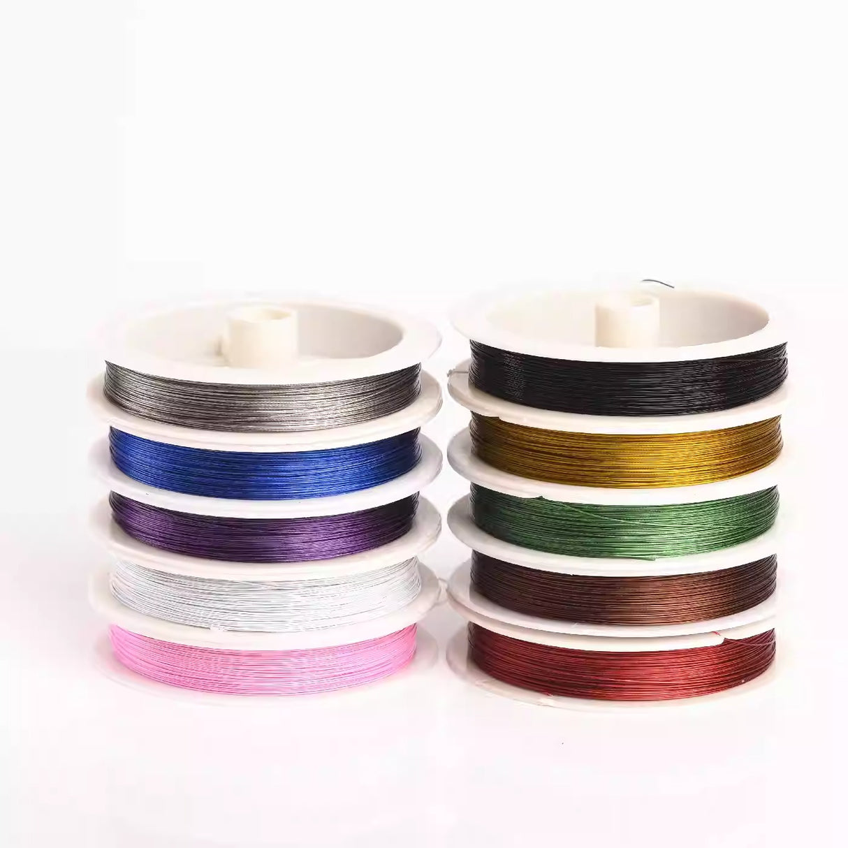 Filo di Ferro Colorato Rotolo, 0,38 mm di Spessore, 30 Metri di Lunghezza