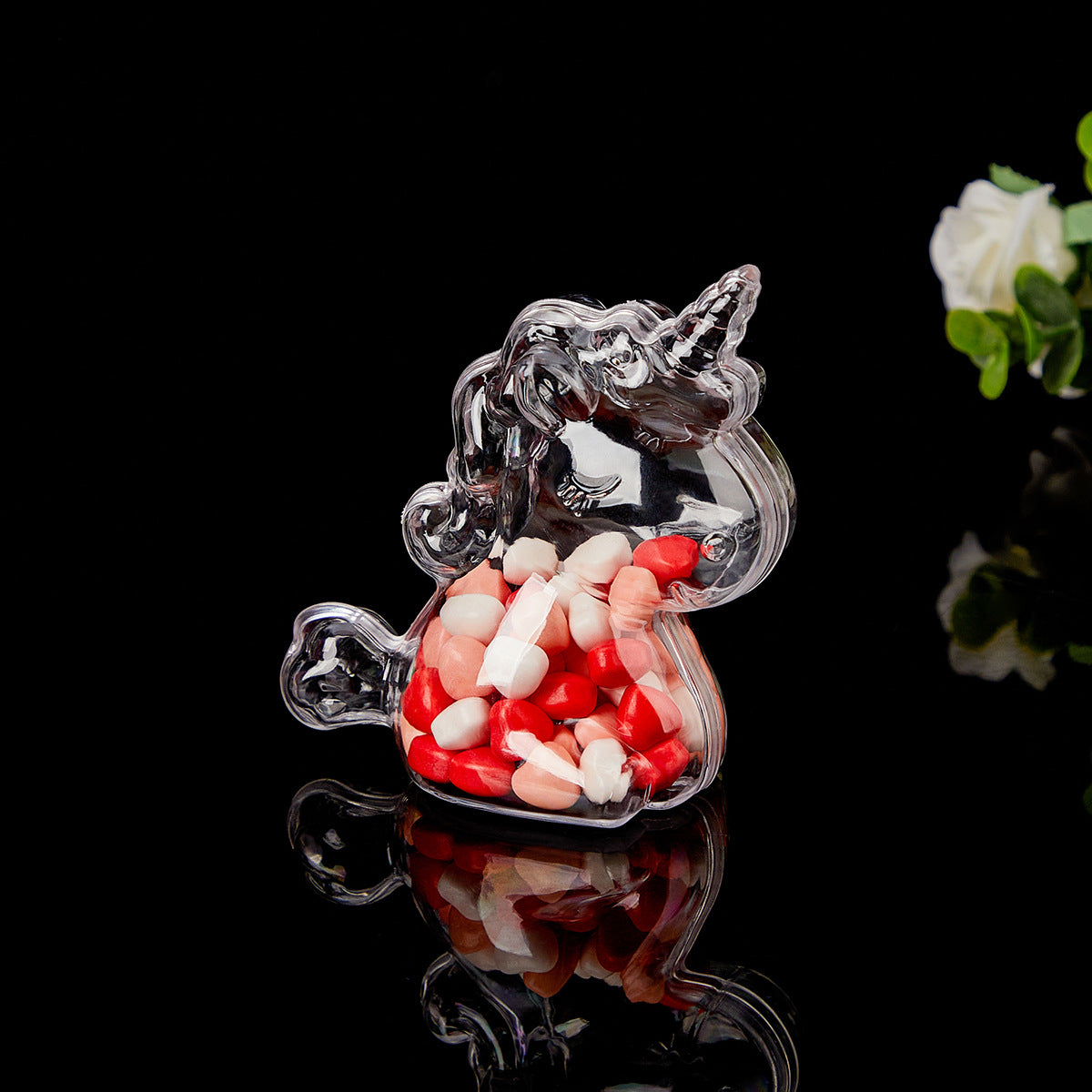 24 pezzi Bomboniera Unicorno Portaconfetti Segnaposto PP Nascita Battesimo Compleanno