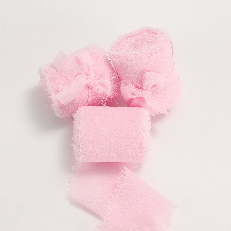 Nastro in Chiffon Sfrangiato 5 Metri*4cm