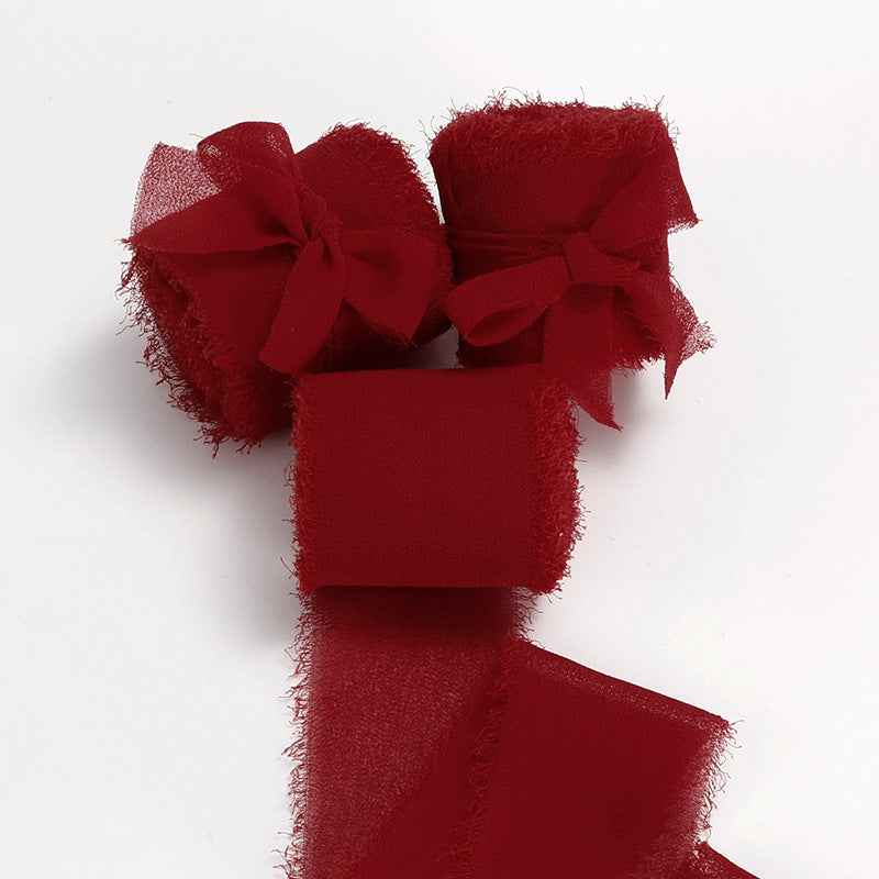 Nastro in Chiffon Sfrangiato 5 Metri*4cm