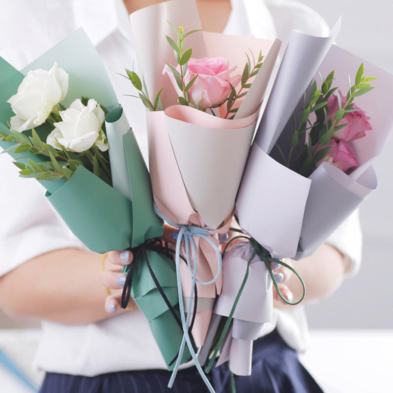 20 Fogli Carta Oya per Fiori, Carta da Imballaggio Impermeabile per Bouquet e Confezioni Regalo, Carta per Fioristi per Packaging