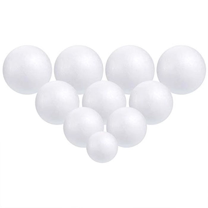 Sfere di polistirolo bianco, palline di polistirolo espanso 6cm/7cm/8cm/10cm