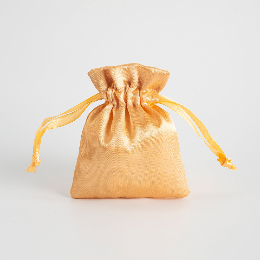 Set di 10 Sacchetti in Raso satin con Cordoncino, Multicolore Misura 9 * 12cm, Bomboniere e Confezioni Regalo